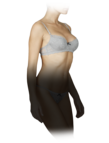 Lace balconette bra