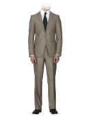 EMPORIO ARMANI - Poly Viscose Two-Button Peak Lapel Suit