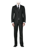EMPORIO ARMANI - Broken Twill Jude Low Two-Button Notch Lapel Suit