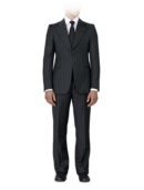EMPORIO ARMANI - Soft Wool Wide Stripe Suit