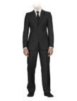 Woven tailored suit with two-buttons