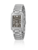 EMPORIO ARMANI - Brushed Stainless Steel Watch