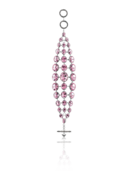 EMPORIO ARMANI - Pink Crystal and Sterling Silver Bracelet