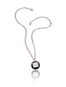 EMPORIO ARMANI - Sterling Silver EA Logo Pendant