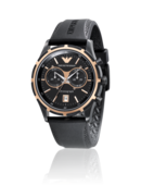 EMPORIO ARMANI - Rose Gold Chronograph Sport Watch