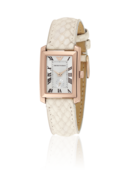 EMPORIO ARMANI - Rose Gold Stamped Python Watch
