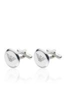 EMPORIO ARMANI - Etched Eagle Disc Cufflink
