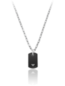 EMPORIO ARMANI - Onyx Dog Tag