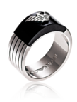 Anello aquila in  onice