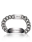 Bracciale catena con piastrina